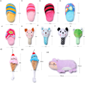 Miniatyrbild 3 av 10: Fleece Squeak Toy Dog Play Funny Pet Puppy Chew 12 12