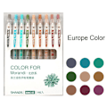 Miniatyrbild 1 av 10: 9 kpl/ set Set Fountain Pen EUROPE COLOR EUROPE COLOR Europe Color
