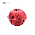 Miniatyrbild 1 av 10: 10 Stk Bright Iron Jingle Matte Bells MAT RØD MAT RØD Matte red