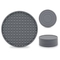 Miniatyrbild 8 av 10: Varmeisoleringsmåtte Cup Coasters SORT 2STK 2STK Black 2PCS-2PCS