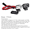 Miniatyrbild 3 av 10: RC Car Spotlight Simulation valonheitin G157MW G157MW G157MW