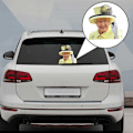 Miniatyrbild 6 av 10: Auton ikkunatarra Autotarra A A A