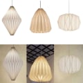 Miniatyrbild 8 av 10: Papper Origami Lantern Lamp Skärm 1M 1M 1M