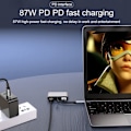 Miniatyrbild 4 av 10: USB C Hub Type-C til dobbelt HDMI-dockingstation