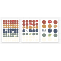 Miniatyrbild 1 av 10: Sticker-dekorationskort 3 3 3