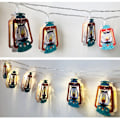 Miniatyrbild 8 av 10: 1,65 m 10LED LED String Light Ramadan Lantern STIL 3 STIL 3 Style 3
