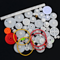 Miniatyrbild 8 av 9: 60PCS/ Set Plastic Gears Package Kit DIY Gear Sortiment