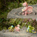 Miniatyrbild 7 av 10: Dragefigur Skulptur Rex Dragestatue 5 5 5