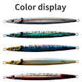 Miniatyrbild 6 av 10: Metallinen kalastusuistin koukulla Jig Bait COLOR A COLOR A Color A