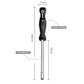 Miniatyrbild 3 av 10: Skrutrekker 10-delt sett SINGLE D SINGLE D Single D