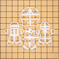 Miniatyrbild 9 av 10: 4st Cookie Form Form Form Halloween Jul