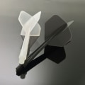 Miniatyrbild 7 av 10: 10st Dart Tail Dart Flight Stam SVART 10ST 10ST Black 10Pcs-10Pcs