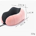 Miniatyrbild 7 av 10: U-formede puder Memory Foam SORT black