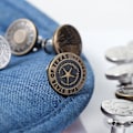 Miniatyrbild 7 av 10: 1/4 stk justerbare knapper metal nitteknapper 11-4 stk 11-4pcs