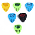 Miniatyrbild 5 av 10: 20st Guitar Pick-hållare Plast Stick-on Guitar Pick- case Random Color