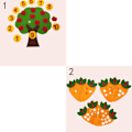 Miniatyrbild 3 av 10: Carrot Match Digital Math Leker 2 2 2