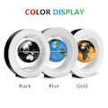 Miniatyrbild 5 av 10: Magnetisk levitasjon Globe Verdenskart SVART EU-PLUGG Black EU Plug