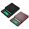 Miniatyrbild 10 av 10: Dryp kaffevægt Elektronisk digital køkkenvægt SORT 5KG Black 5kg 0.1g