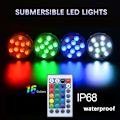 Miniatyrbild 3 av 10: Dykbare LED-lys Undervandsnatlamper 4 LAMPE 2 4 Lamp 2 controller