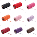 Miniatyrbild 3 av 10: 100 meter/rulle Bomuldssnore Twin String DIY Rope 14 14