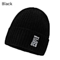 Miniatyrbild 1 av 10: Tykke Vinter Beanies Strikkede Huer SORT black