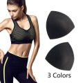 Miniatyrbild 6 av 10: 3 par Triangle Bra Pad Pad Bra Insert Foam Chest Push Up Pads