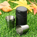Miniatyrbild 10 av 10: 4 st Resekoppar Set Camping Cup Mugg L L