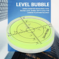 Miniatyrbild 8 av 9: Cirkulär Bubble Level Reader Round Bubble Vattenpass GRÖN green