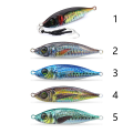 Miniatyrbild 2 av 9: 2kpl Metal Fishing Lure kaksoiskoukku 3D Prin Jig Bait E E E