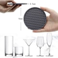 Miniatyrbild 3 av 10: Varmeisoleringsmåtte Cup Coasters SORT 2STK 2STK Black 2PCS-2PCS