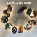 Miniatyrbild 1 av 10: LED String Light Eid Mubarak Light 01 01 01