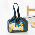 Miniatyrbild 1 av 10: Matpose Matboks NAVY BLÅ DRAWSTRING DRAWSTRING Navy Blue Drawstring-Drawstring