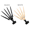 Miniatyrbild 2 av 10: Artikulerede fingre Halloween fingerhandsker SORT VENSTRE HÅND Black Left Hand