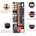 Miniatyrbild 3 av 10: Riser Card PCI-E PUNAINEN Red