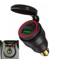 Miniatyrbild 4 av 10: USB Lader Adapter QC 3.0 Hurtiglader GULD BLÅ GULD BLÅ Gold Blue