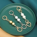Miniatyrbild 10 av 10: 2st Pearl Extension Chain Bag Strap Extender C C C