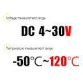Miniatyrbild 10 av 10: Digital DC Single Voltmeter Termometer RING PROBE3 3 Ring Probe3