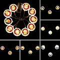 Miniatyrbild 10 av 10: Led Lights String Festival Lamp 03 03
