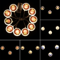 Miniatyrbild 10 av 10: Led Lights String Festival Lamp 04 04