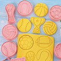 Miniatyrbild 9 av 10: 8st/ set World Cup Form 3D Cookie Cutter