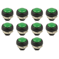 Miniatyrbild 1 av 10: 10st Tryckknappsbrytare Momentan Switch GRÖN 10ST 10ST green 10pcs-10pcs