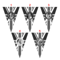 Miniatyrbild 3 av 10: Queen String Flag Triangle Flag STIL 3 STIL 3 Style 3
