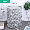 Miniatyrbild 7 av 10: Anti-støv Big Storage Barrel Hamper Skitne klær Leker Folding 3