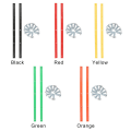 Miniatyrbild 2 av 9: Rullalaudan kiskot Edge Protect Strip MUSTA Black