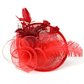 Miniatyrbild 1 av 10: Hårklämma Feather Cap RÖD red