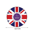 Miniatyrbild 2 av 8: Union Jack Cake Topper Cupcake Topper 12 kpl 12 kpl 12pcs
