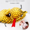 Miniatyrbild 5 av 10: Koiran lelu Simuloitu käärme KELTAINEN Yellow