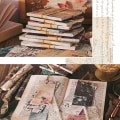 Miniatyrbild 7 av 10: 50 kpl Materiaali Paperitaidemuseo Fragmentti E E E