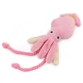 Miniatyrbild 4 av 7: Squid Hundelegetøj Squeak Toys Puppy Chew Toy pink