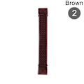 Miniatyrbild 1 av 10: Watch Band Nylon Loop Strap Armband 2-BRUN 2-Brown